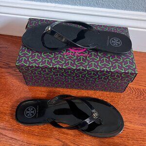 BRAND NEW Tory Burch Black Jelly Sandles